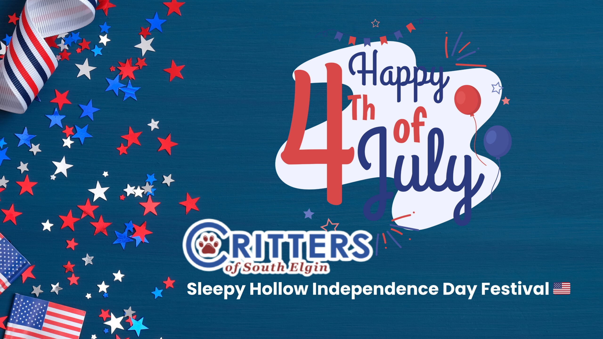 Critters at the Sleepy Hollow Independence Day Festival 🎆